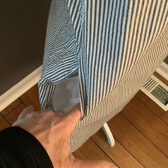 Banana Republic Striped SeerSucker Sheath Dress 👗 ☑️❤️ - Picture 4 of 7